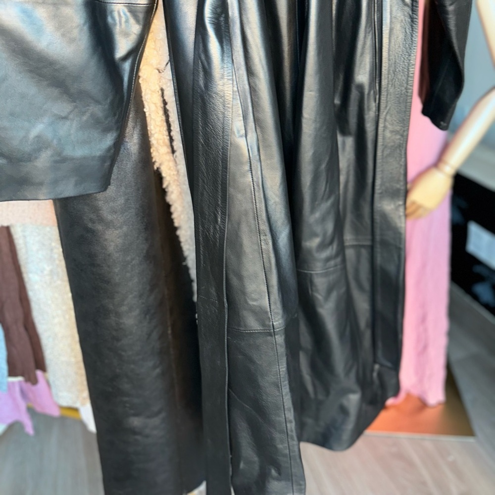 Lamarque Black Leather Jacket - Picture 10 of 16